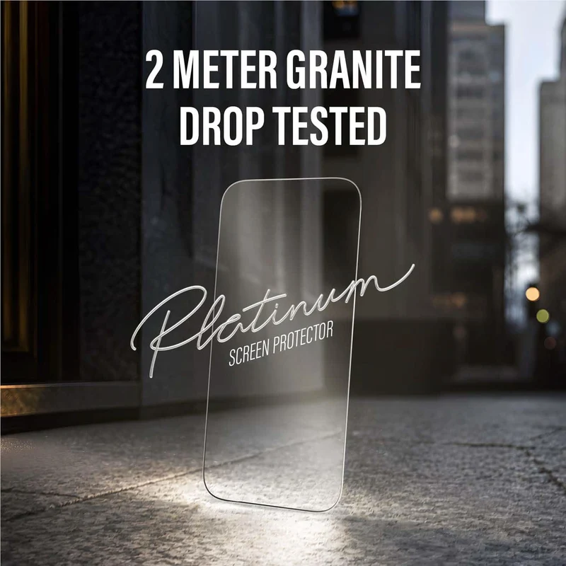 PanzerGlass Platinum Screen Protector for iPhone 18 Pro/17 Pro with FASTFIT IN-A-BOX