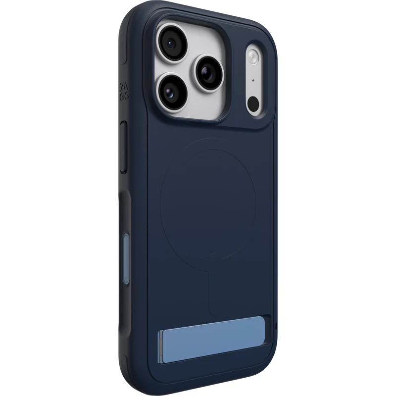 ZAGG Sedona Snap KickStand Case for iPhone 18 Pro/17 Pro (Navy)
