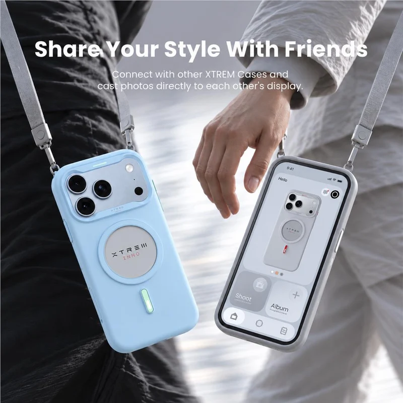 XTREM iPhone 18 Pro MagSafe Customisable Case (Mist Blue)