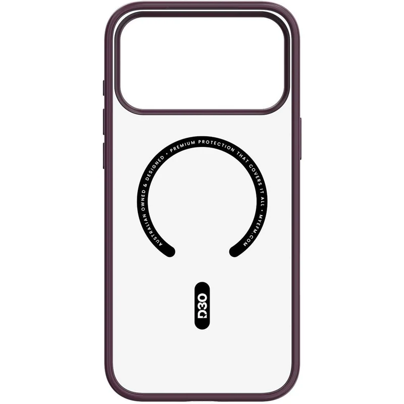 EFM Manhattan Case with D3O Zero for iPhone 18 Pro (Plum)