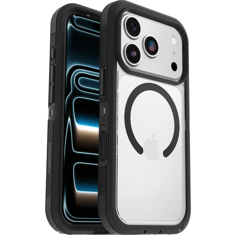 OtterBox Defender Pro XT Magnetic Case for iPhone 18 Pro (Clear/Black)