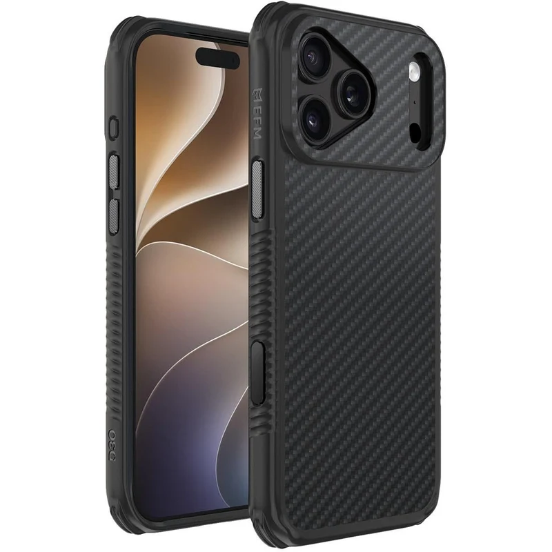 EFM Cayman Case with D3O Zero for iPhone 18 Pro Max (Black)