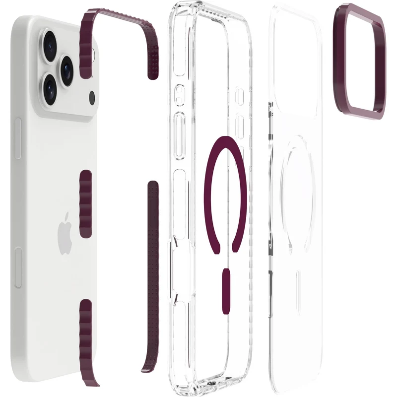 Cygnett Charge and Connect MagSafe Case for iPhone 18 Pro Max/17 Pro Max (Potent Purple)