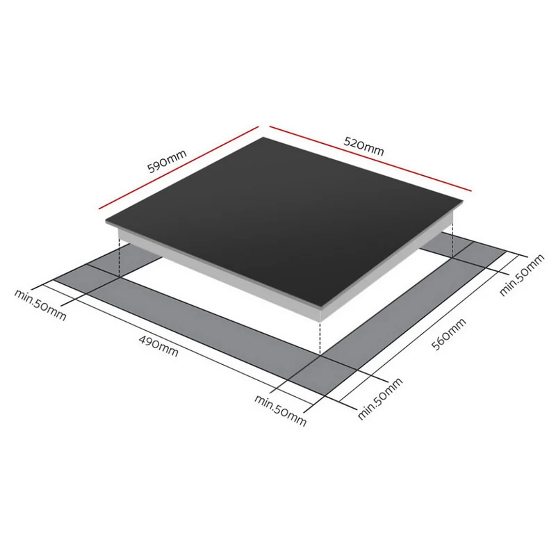 Devanti Induction Cooktop 60cm Electric Cooker