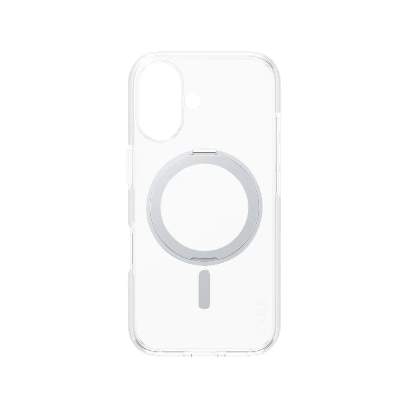 CARE by Panzer Feature MagSafe Compatible & KickStand Case for iPhone 16 - Silver