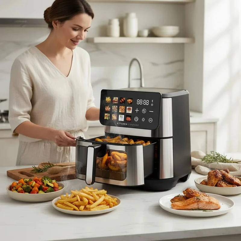 Kitchen Couture Big Screen Clearview Air Fryer 8.5L