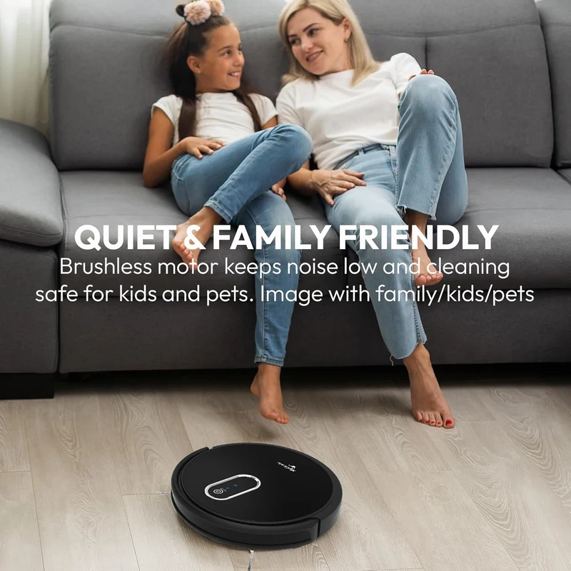 Mygenie Hydraclean Robotic Vacuum (Black)