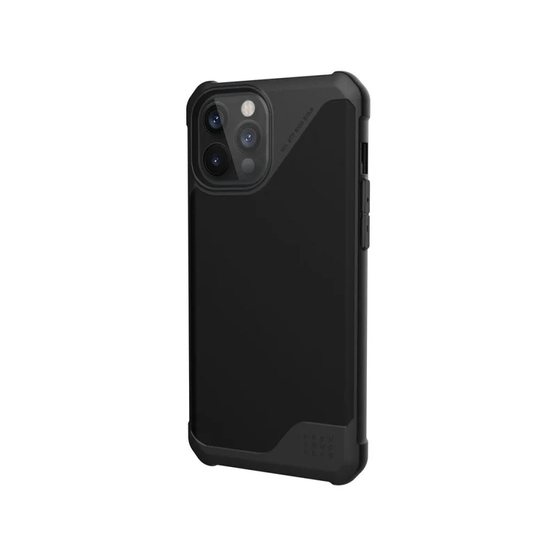 UAG Metropolis LT Phone Case for iPhone 12 Pro Max - SATN ARMR Black - SATN ARMR Black