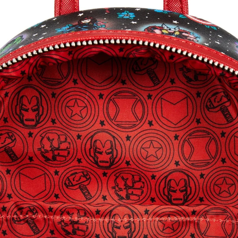 Loungefly Marvel - Avengers Floral Tattoo Mini Backpack