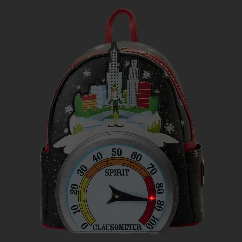 Loungefly Elf - Clausometer Light-up Mini Backpack