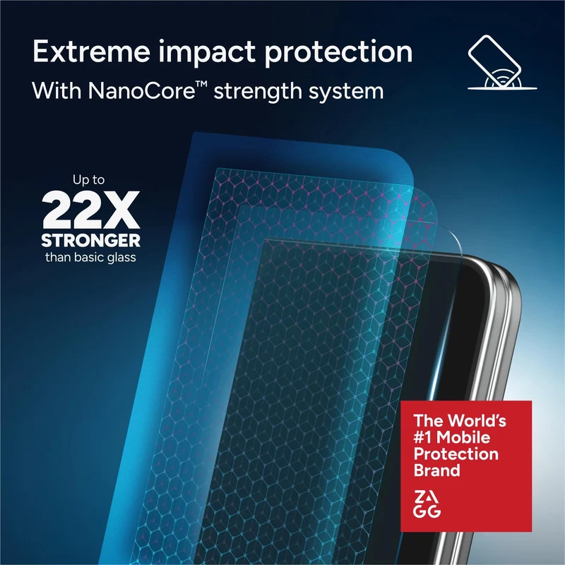 ZAGG InvisibleShield Glass XTR6 External Protector for iPhone Duo