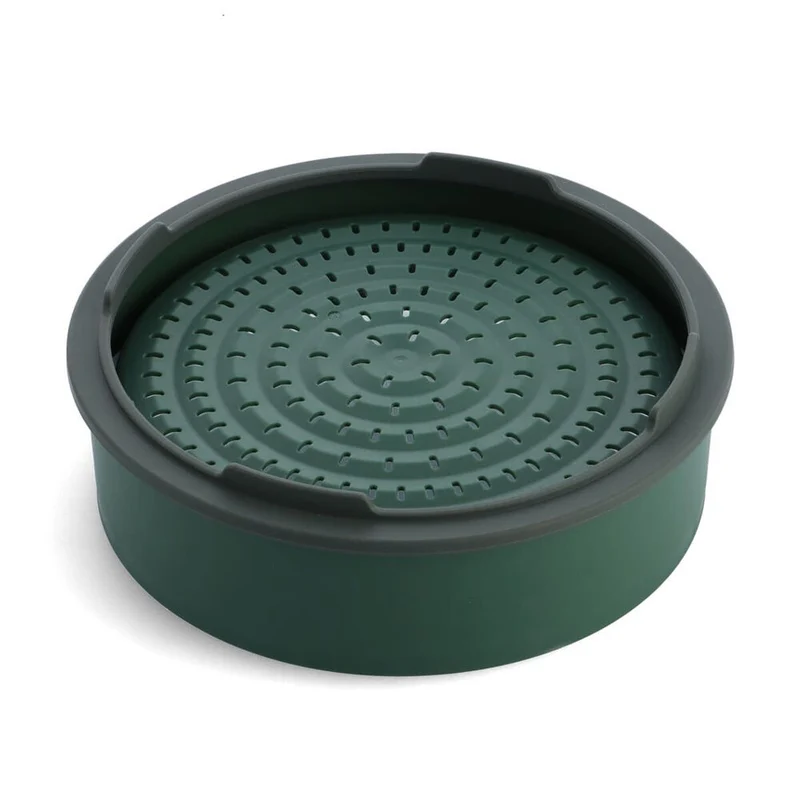 Greenpan 24cm Steamy Tray Round Home Dumpling/Food Cooking Steaming Pan Green