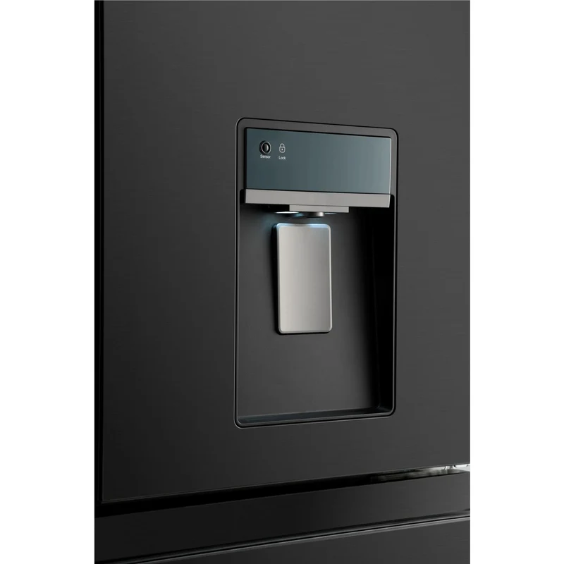 CHiQ CFD505NBSD 505L French Door Fridge (Black Steel)