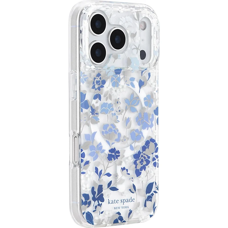 Kate Spade Magsafe Case for iPhone 18 Pro (Flowerbed Blue)