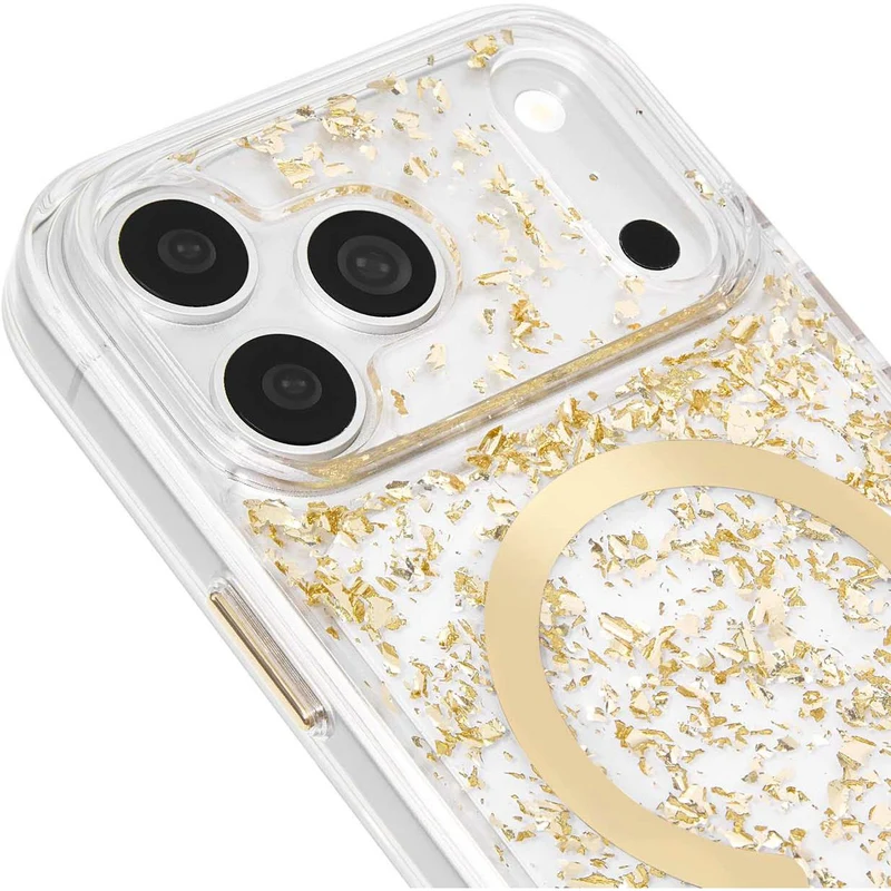 Case-Mate Karat Flakes MagSafe Case for iPhone 18 Pro Max (Gold)