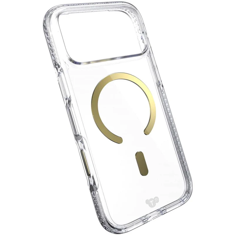 Tech21 EvoCrystal MagSafe Case for iPhone 18 Pro Max (Clear/Gold)