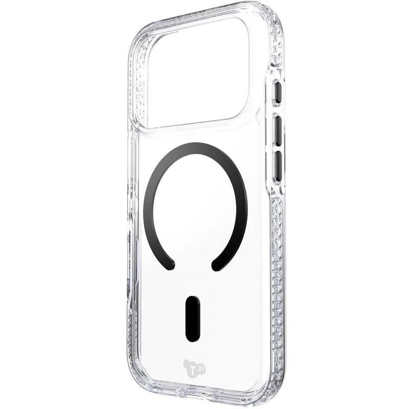 Tech21 EvoCrystal MagSafe Case for iPhone 18 Pro (Clear/Black)