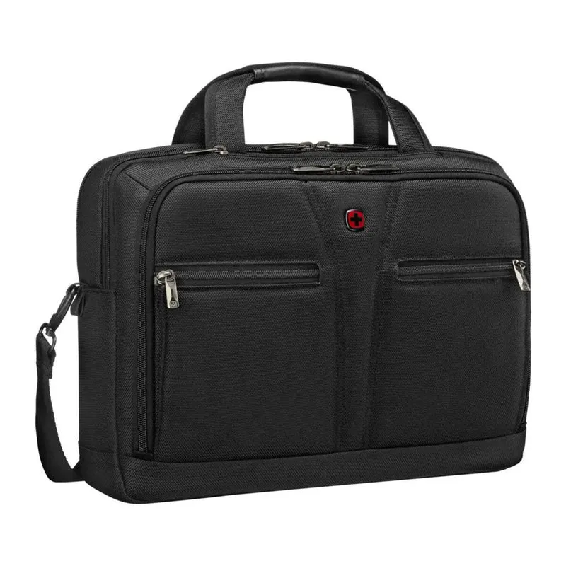 Wenger BC Pro Black Laptop Briefcase with Tablet Pocket Fits 14" to 16" Laptops