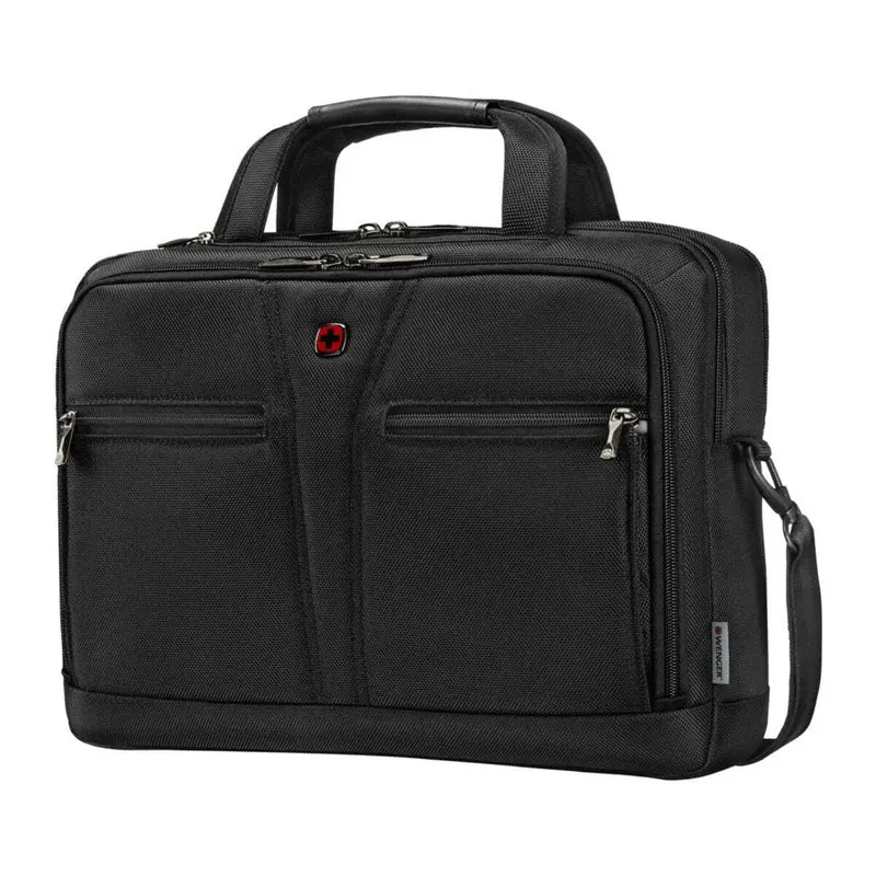 Wenger BC Pro Black Laptop Briefcase with Tablet Pocket Fits 14" to 16" Laptops