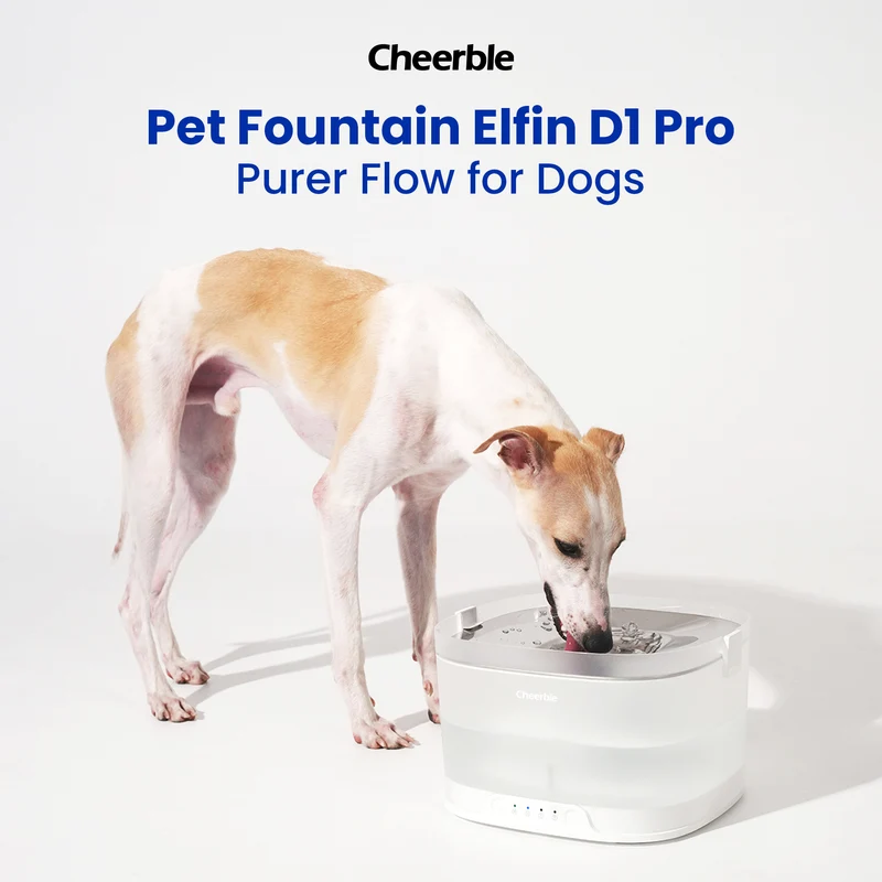 Cheerble D1 Pro 4L Wireless Smart Pet Water Fountain