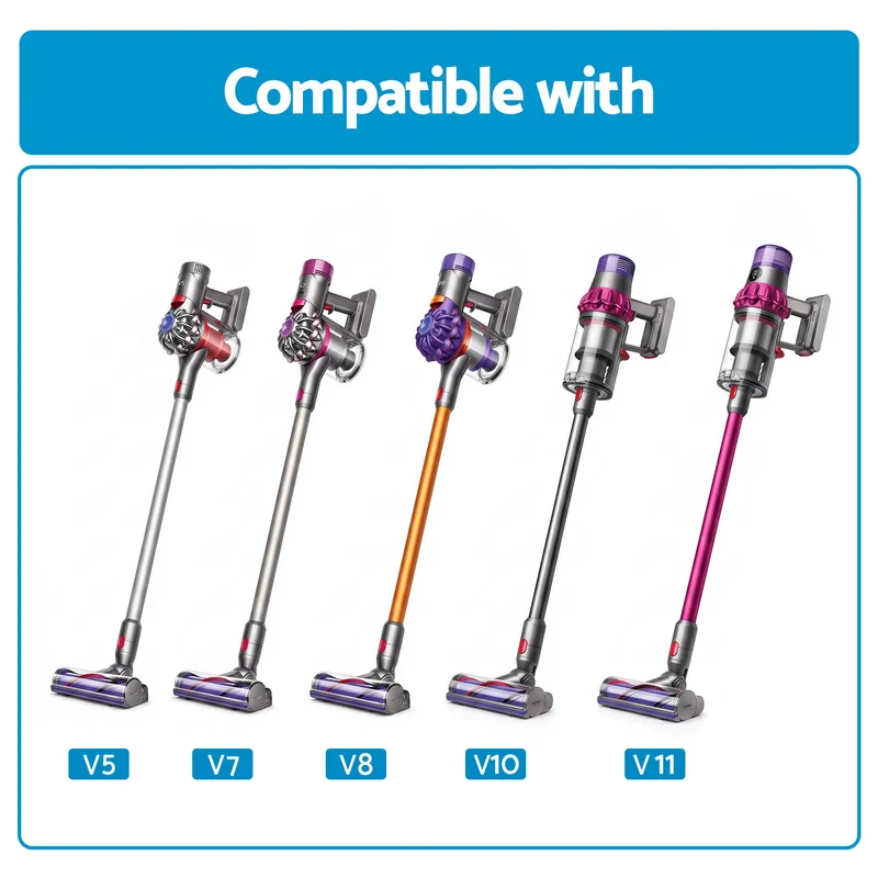 Vacuum Attachments 6 Pieces compatible with Dyson V5 V7 V8 V10 V11