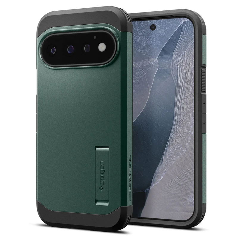 Spigen Google Pixel 11 Pro Tough Armor (MagFit) Case (Abyss Green)
