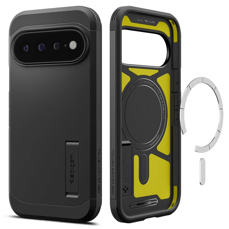 Spigen Google Pixel 11 Pro XL Tough Armor (MagFit) Case (Black)