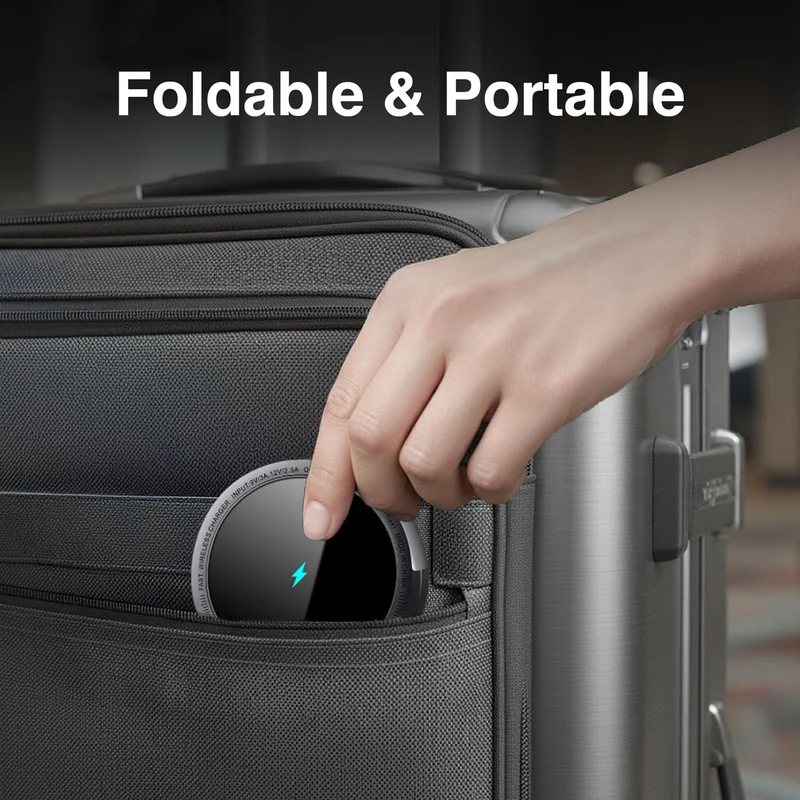 Laser 3 in 1 Foldable Wireless Charging Stand