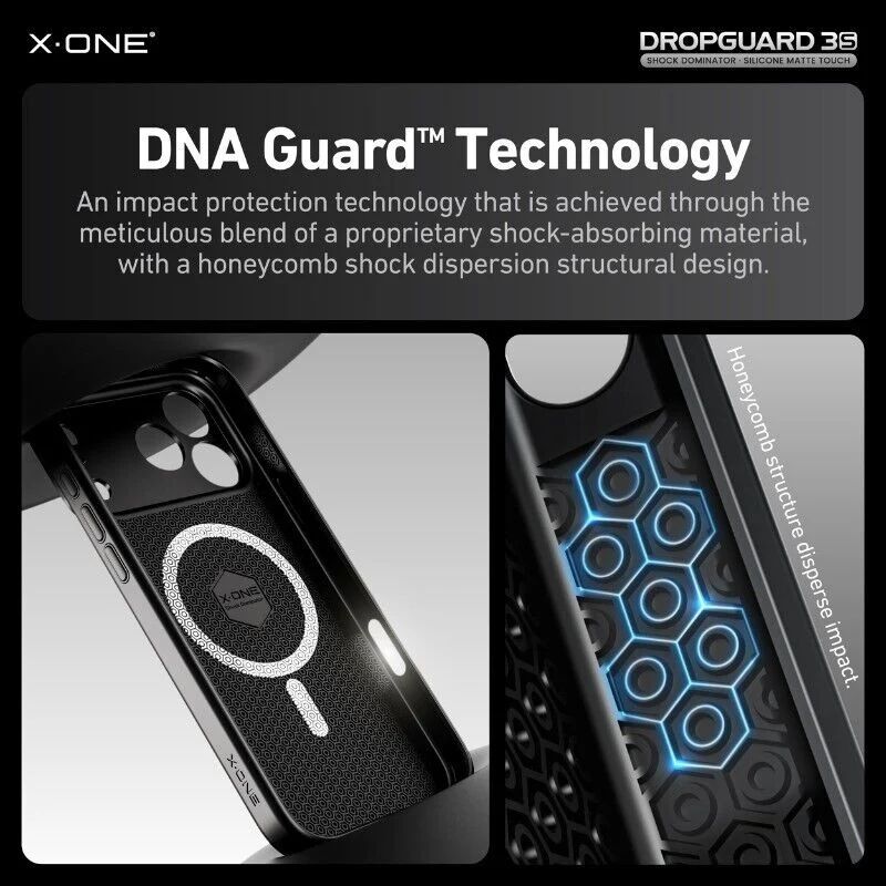 X.One [Mgsafe] Dropguard 3S / 3.0 Matte Silicone Case iPhone 17 Pro - Purple