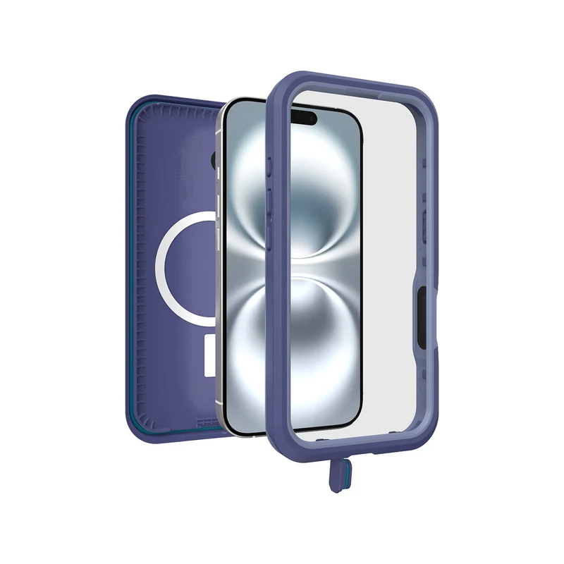 OtterBox Fre MagSafe Phone Case for iPhone 16 - Purple - Purple