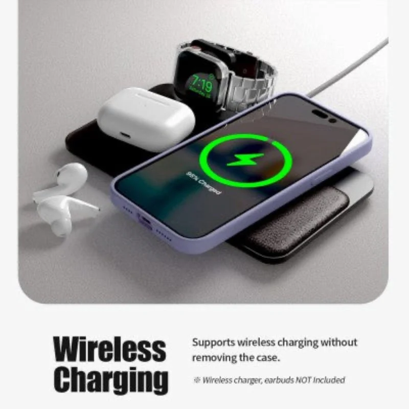 Goospery Silicon for iPhone 16 Pro Max - Purple