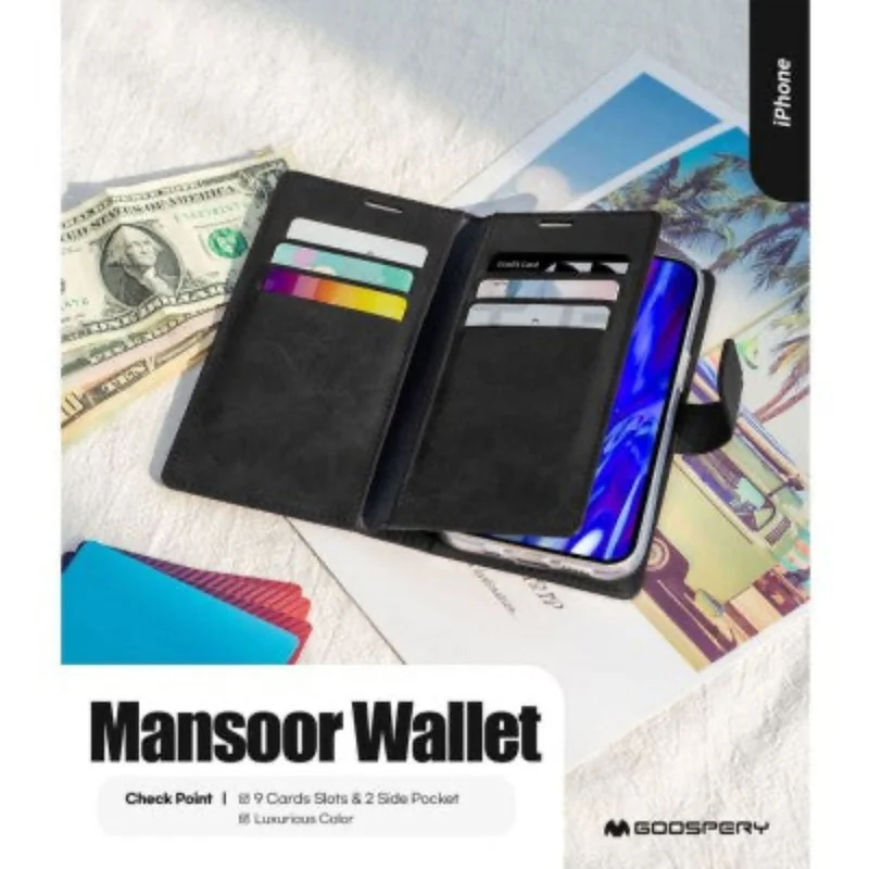 Goospery Mansoor Diary for iPhone 16 - Red