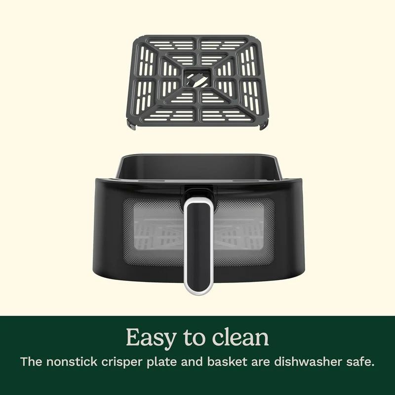 Cuisinart AirView 5.6L Air Fryer 1800W 5 Functions Viewing Window in Silver