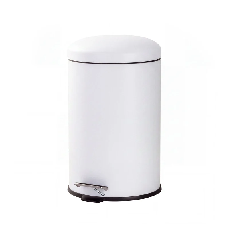 Hacienda 12L Pedal Bin with Stainless Steel and Plastic Construction