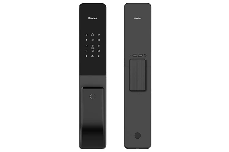 Kaadas Q15-5WK Push Pull Wi-Fi Smart Lock - Matte Black