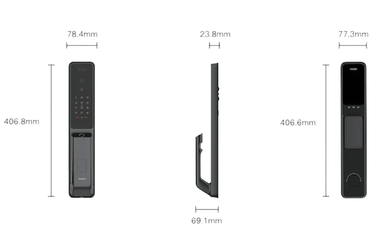 Kaadas Q9 FVP 3D Face, Finger Vein Recognition Wi-Fi Lock with Camera