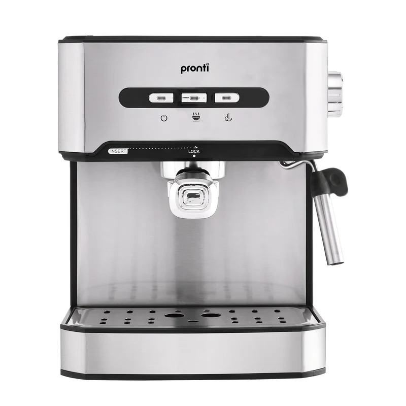Pronti 1.6L Automatic Coffee Espresso Machine with Steam Frother