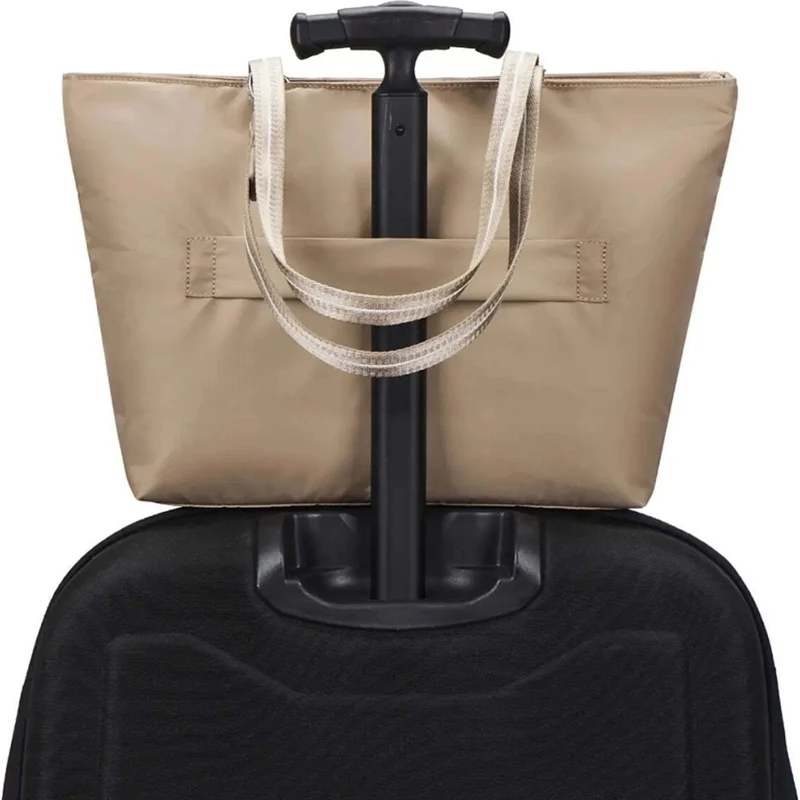 Pacsafe W Anti-Theft RFID Blocking Carryall 13" Laptop Tote Bag Taupe