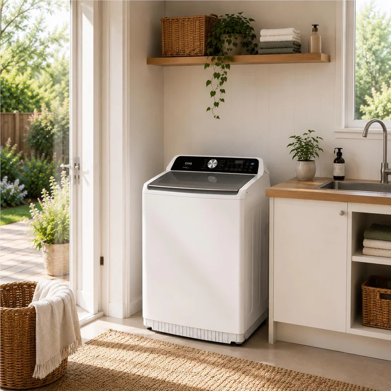 CHiQ WTL120FDW 12kg Top Load Washer (White)