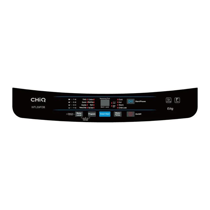 CHiQ WTL59FDB 6kg Top Load Washer (Black)