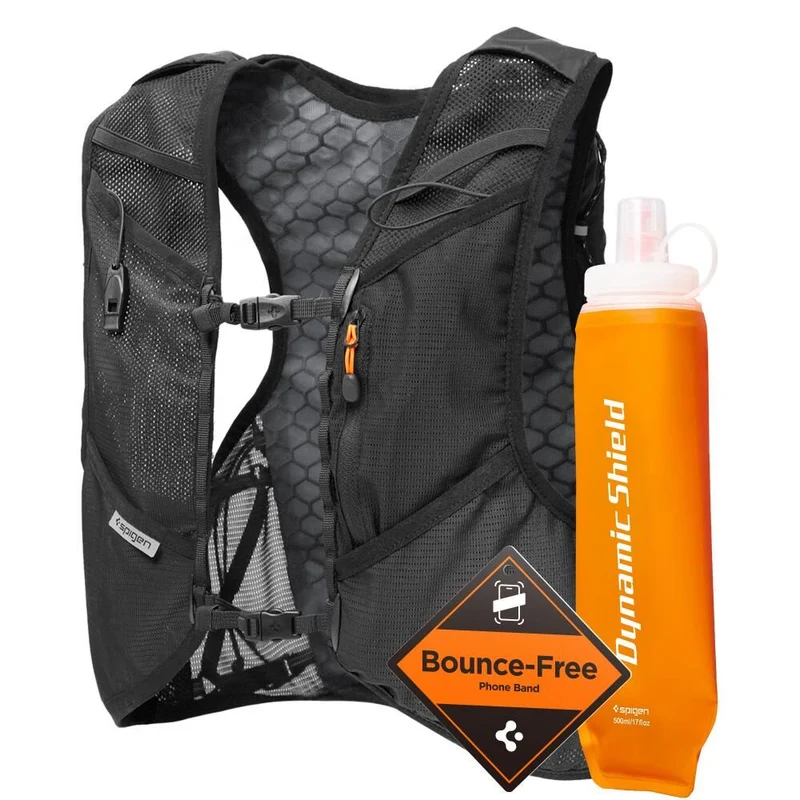 Spigen Dynamic Shield A721 Running Vest L-XL (Active Black (L-XL)