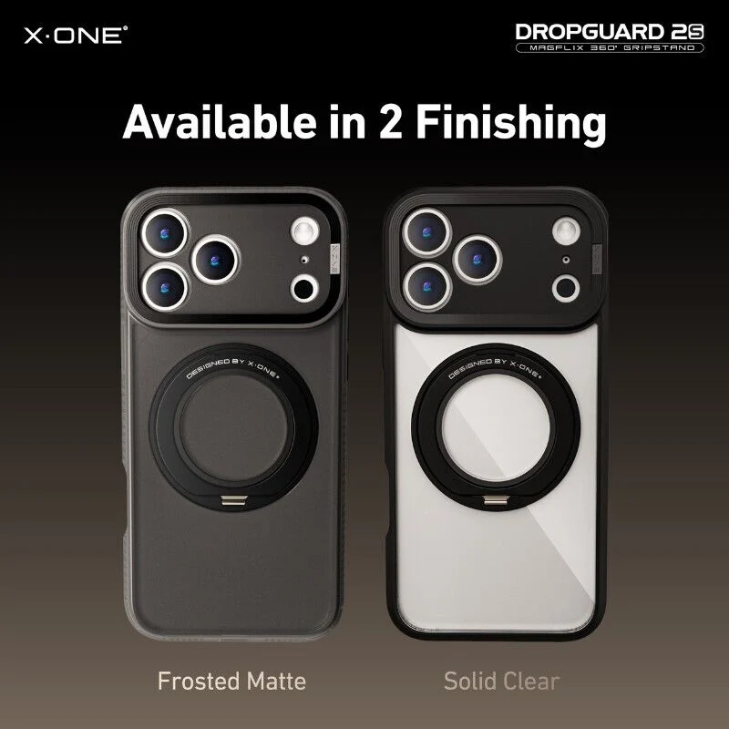 X.One [Mgsafe] Dropguard 2S / 2.0 Impact Protection Kickstand Case iPhone 17 - Frosted Matte