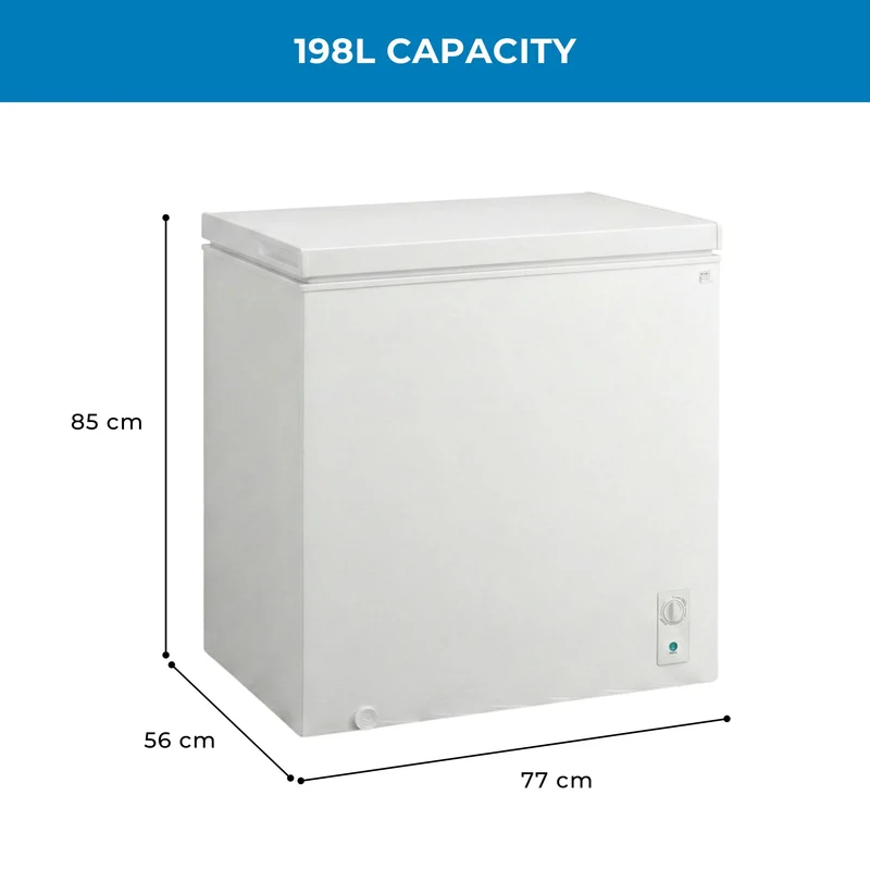 Kenmore Chest Freezer 198L Convertible Fridge/Freezer - White