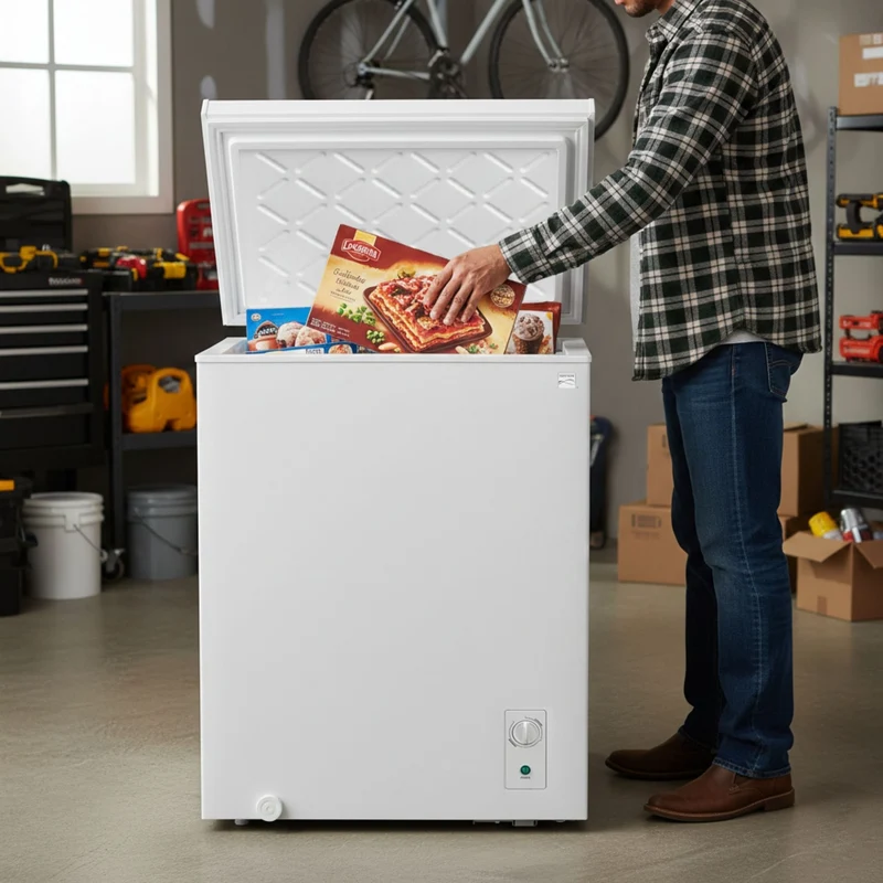 Kenmore 99L Chest Fridge/Freezer - White