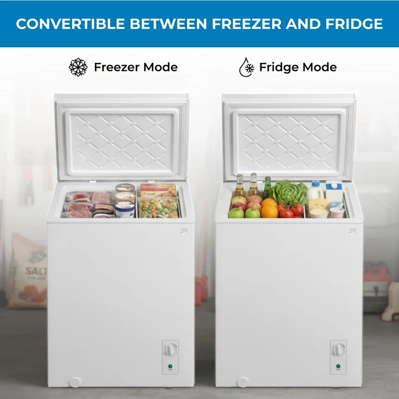 Kenmore 99L Chest Fridge/Freezer - White