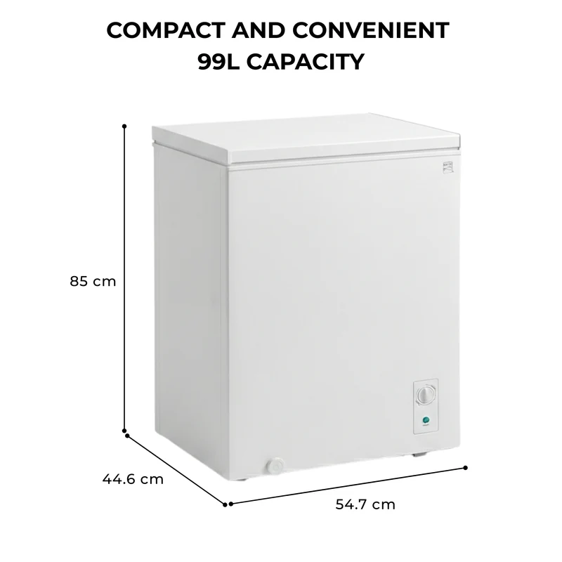 Kenmore 99L Chest Fridge/Freezer - White
