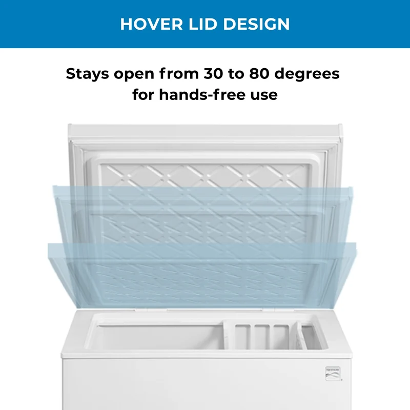 Kenmore 143L Convertible Inverter Chest Fridge/Freezer - White