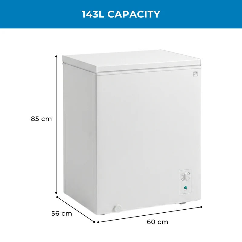 Kenmore 143L Convertible Inverter Chest Fridge/Freezer - White