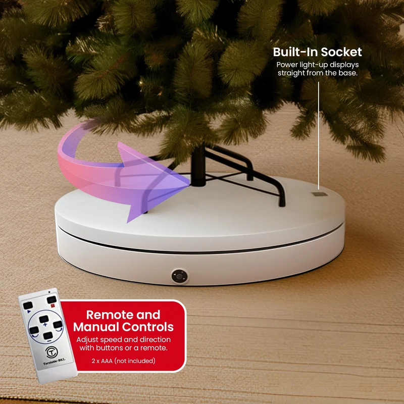Christabelle 60cm Electric Rotating Display Platform