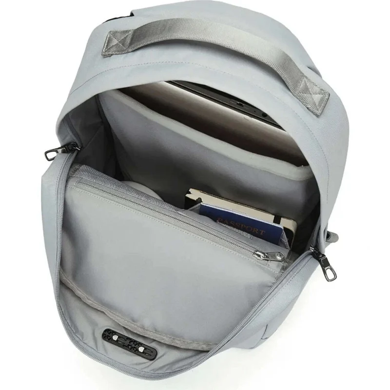 Pacsafe V City Anti-Theft RFID 16" Laptop Secure Backpack 20L Digital Grey